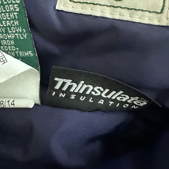 L.L. Bean Kids' Cold Buster Snow Bibs Navy Size 8 - Picture 8 of 10